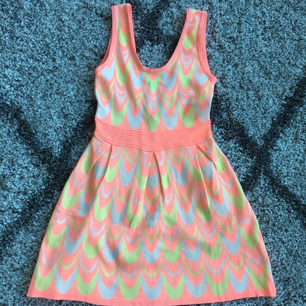 Wow Couture Pink Strapless Summer Dress Size Small